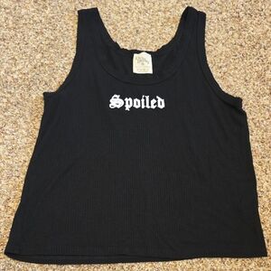 Dirty Laundry Black Tank Top